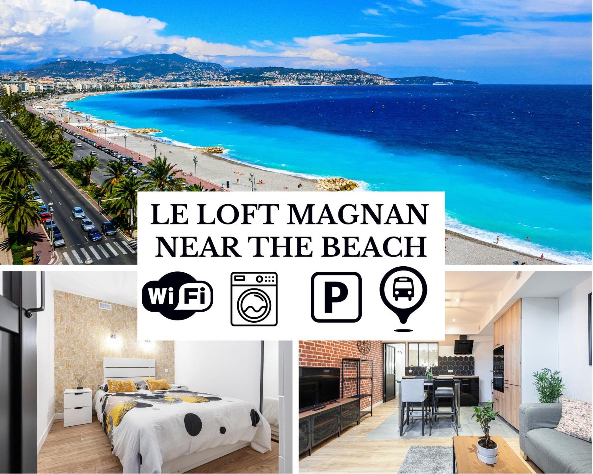Le Loft Magnan - Ac- Pres Mer - Wifi - Parking - Confort Et Moderne - Supermarches Et Tram Proches Ницца Экстерьер фото